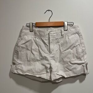 Banana Republic Women's Cream Cargo Shorts